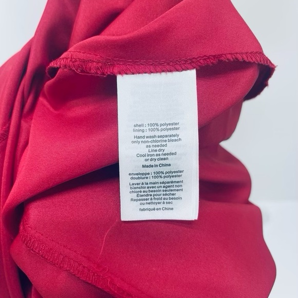 David's Bridal Dress Size 8 Women’s Strapless Prom Or Bridesmaid Burgundy Red - Picture 8 of 8